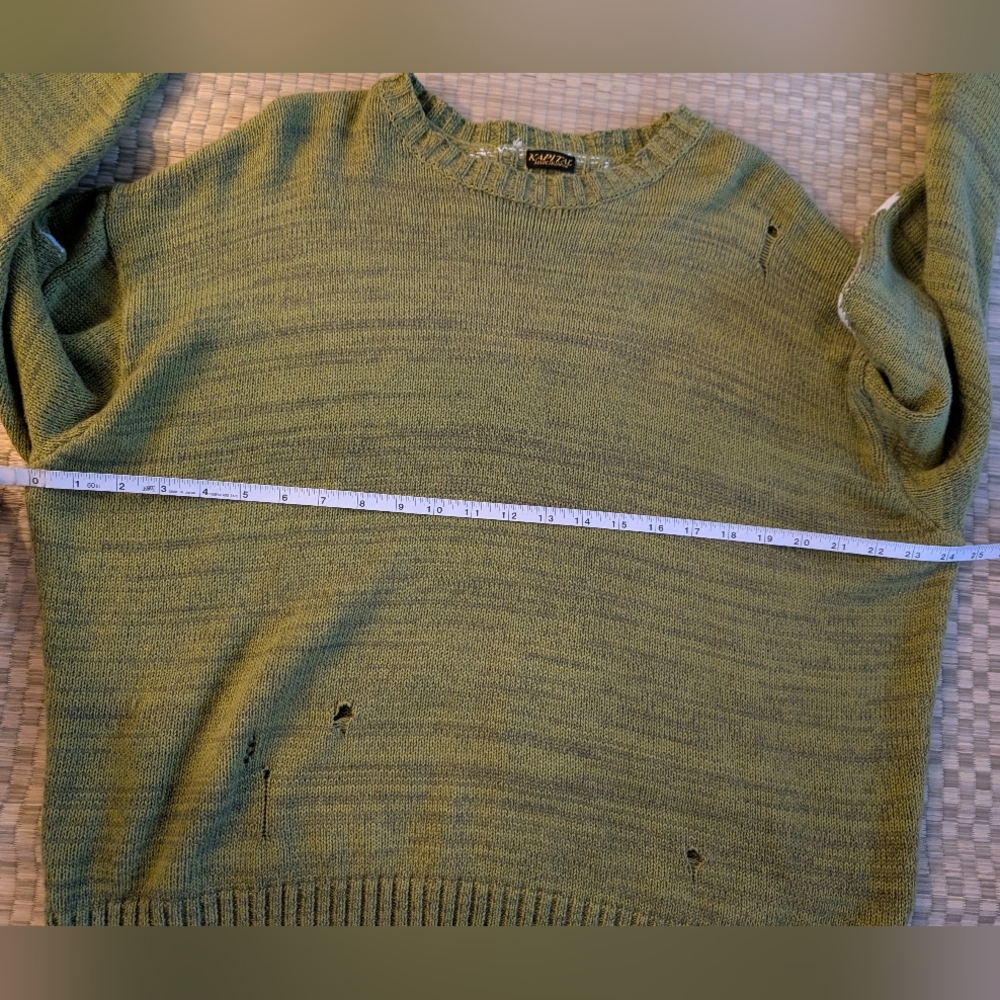 Kapital S/S22 Pop Up Exclusive 5G Bone Damage Knit Men's Size 2/M Made in Japan - Picture 5 of 7